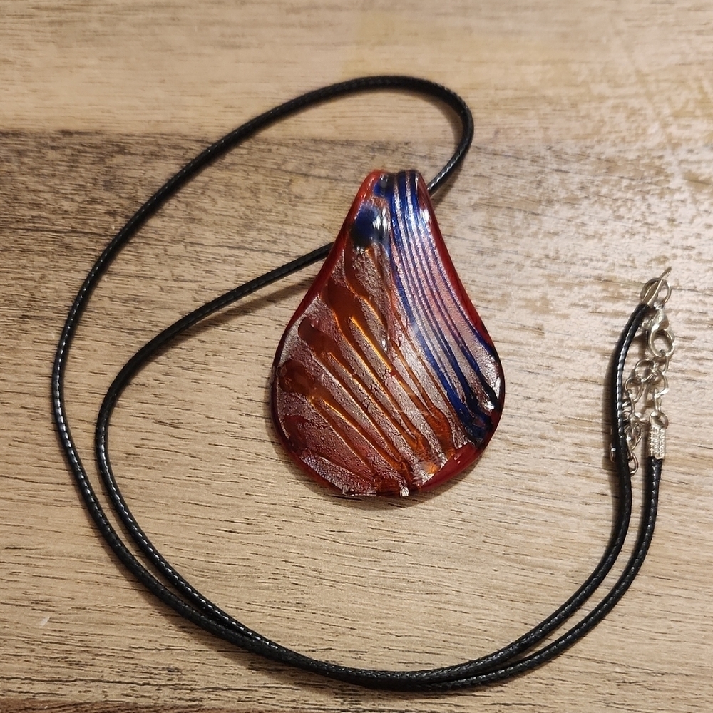 Glass Pendant Necklace